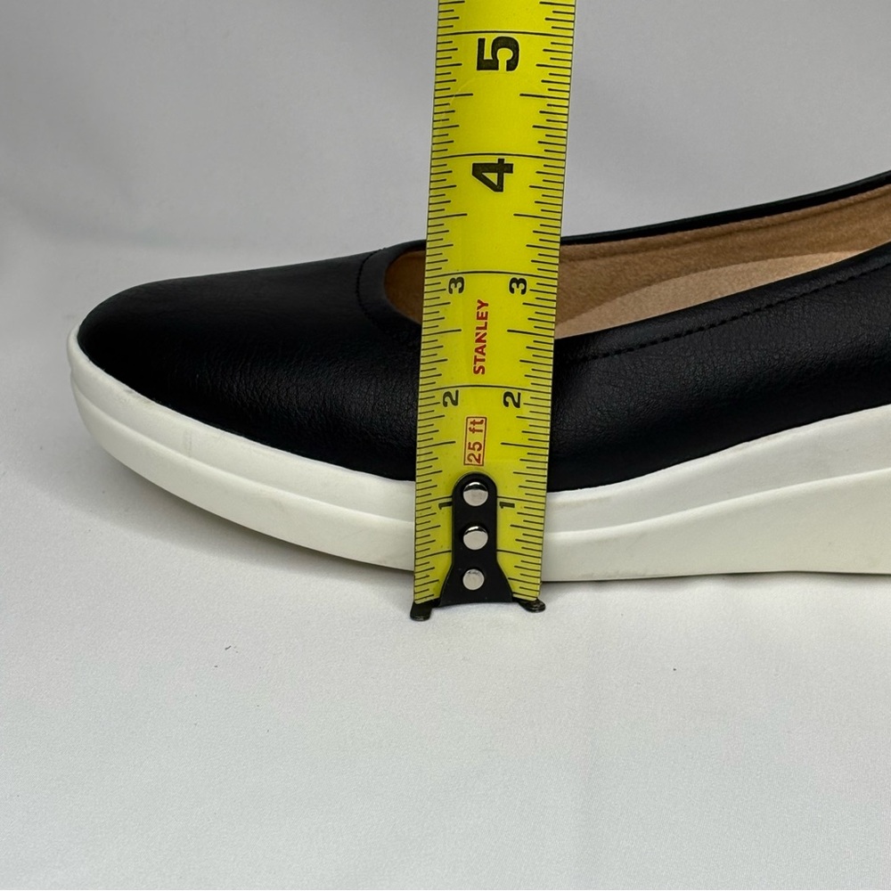 Naturalizer Black & White Sam Slip-On Wedge Pumps, 11 - Picture 11 of 11